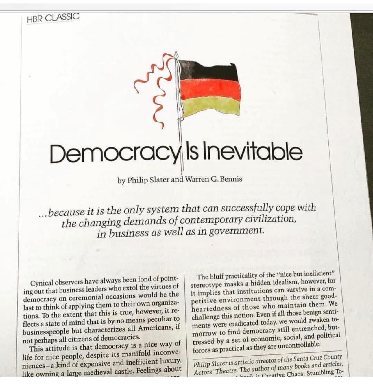 Democracy Is Inevitable - HBR Classic