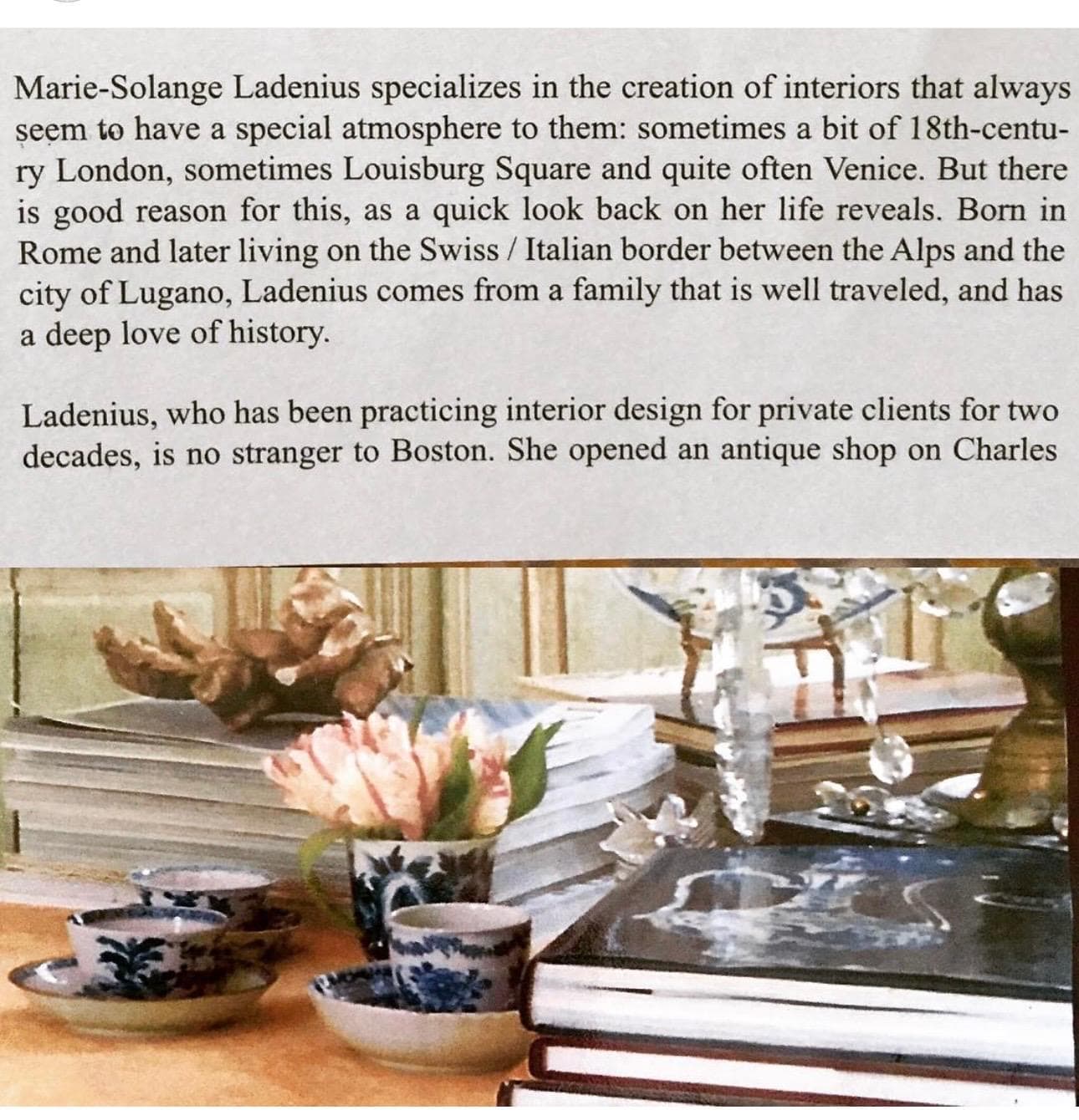 Interior Design Profile - Boston