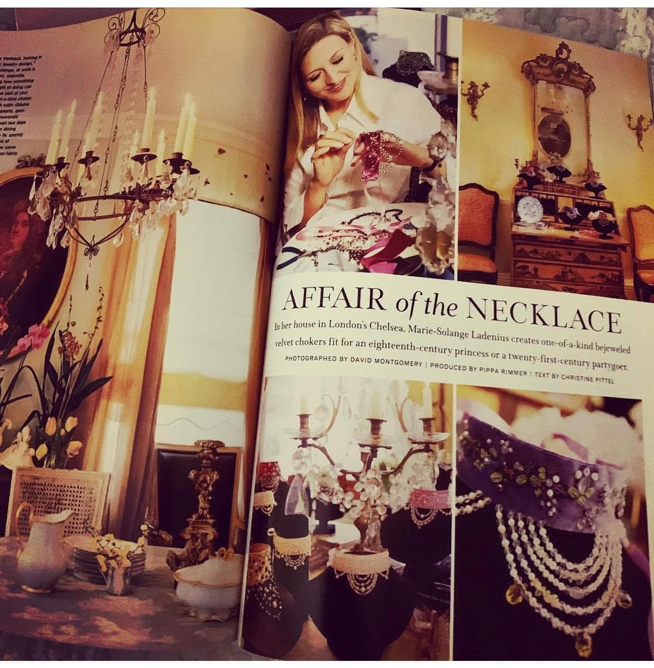 Affair of the Necklace - House Beautiful