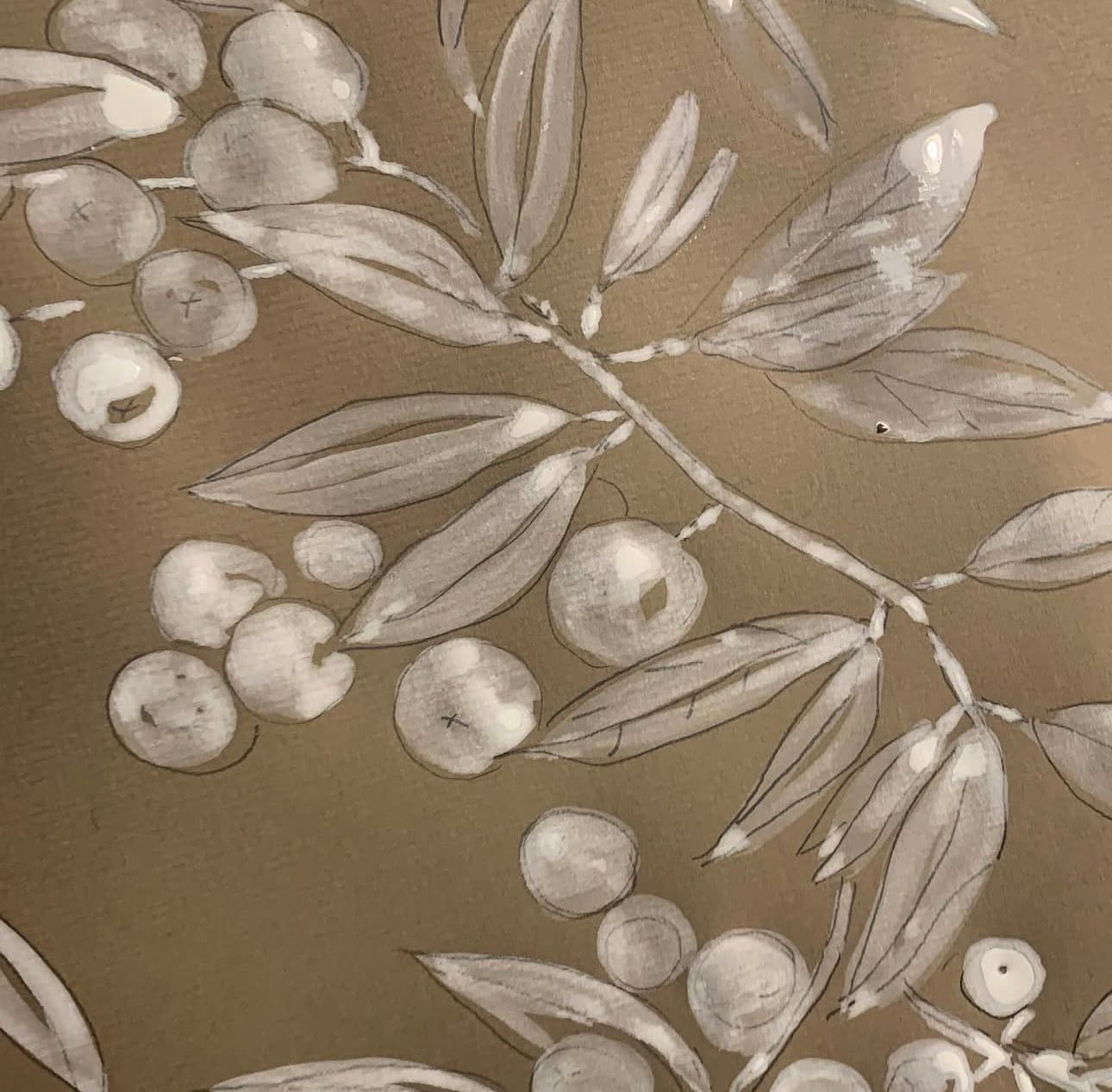Olive Branch - Taupe