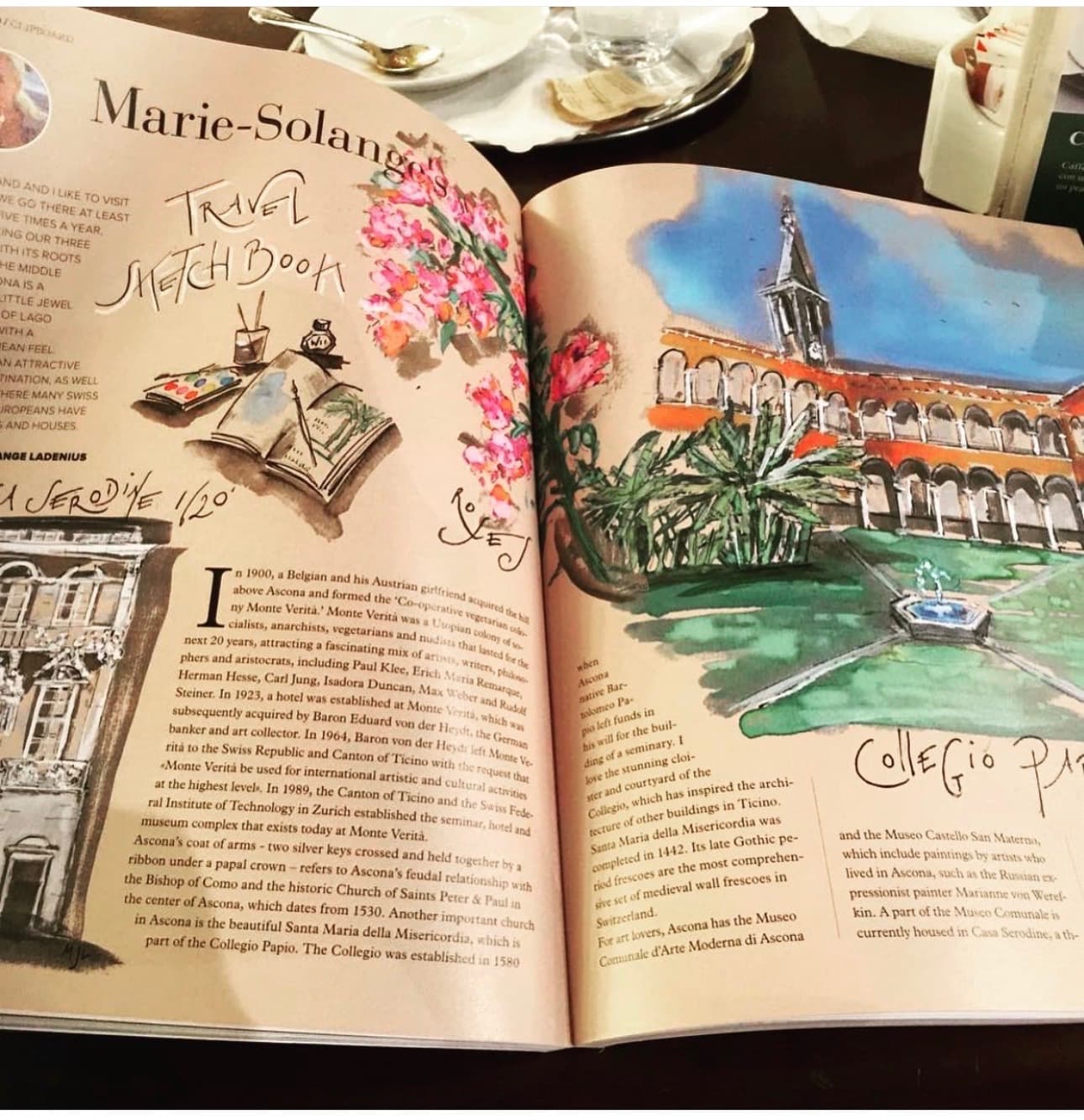 Travel Sketch Book - Collegio Papio