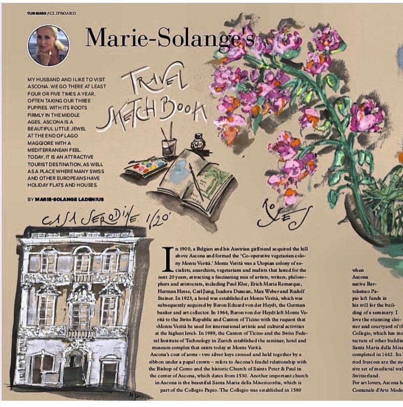 Travel Sketch Book - Ticino Welcome